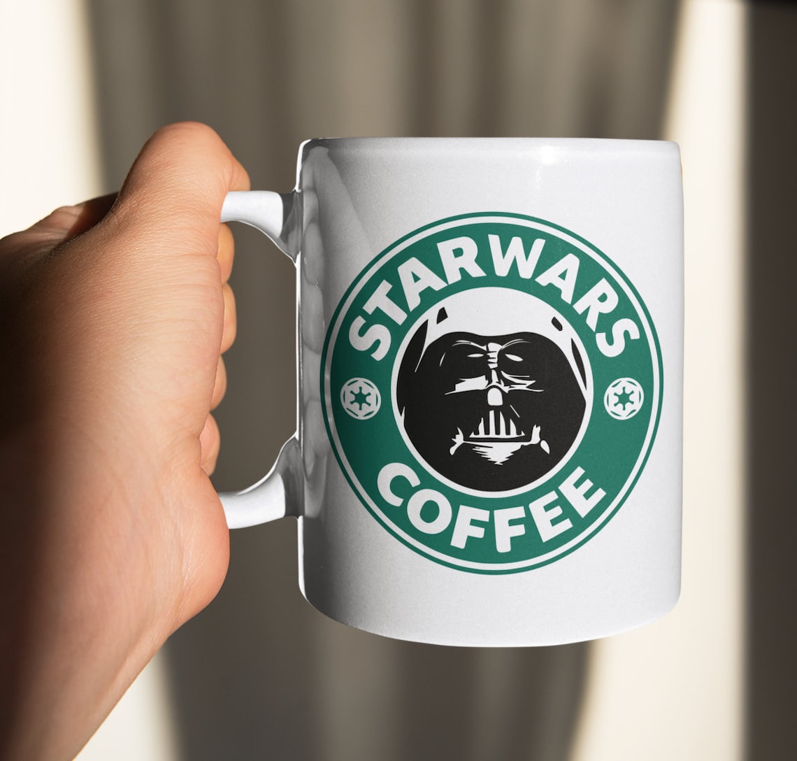 Star Wars Darth Vader Starbucks Logo Coffee Mug/Cup Etsy