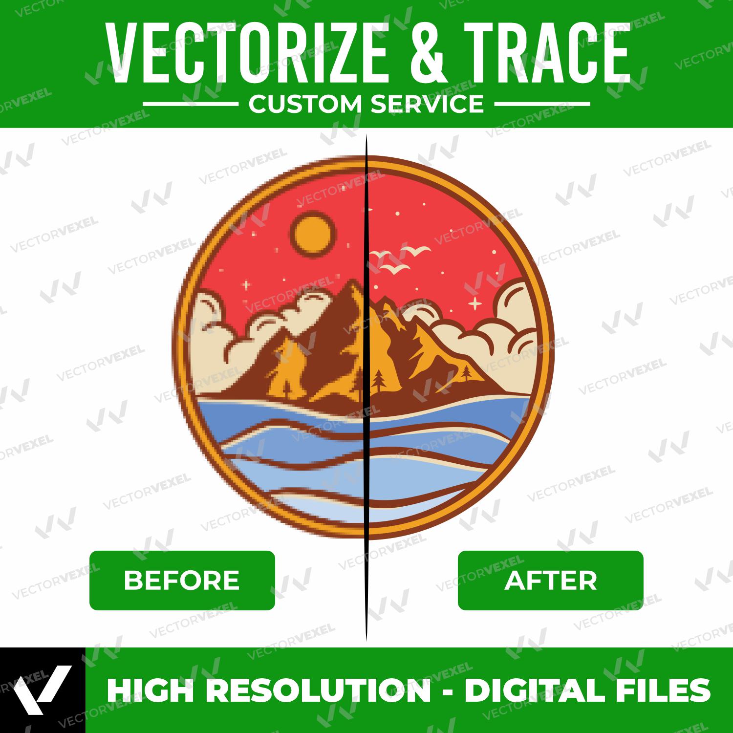 Custom Vectorize Service: Logo & Image Redraw - Etsy