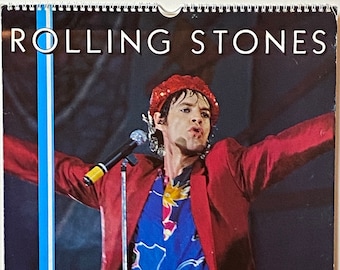 Calendario Vintage de los Rolling Stones 1985