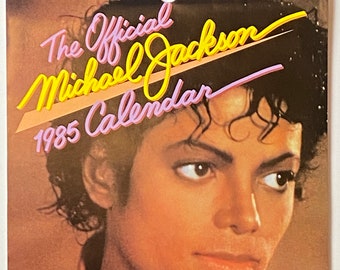 Michael Jackson Thriller 1985 Vintage Calendar
