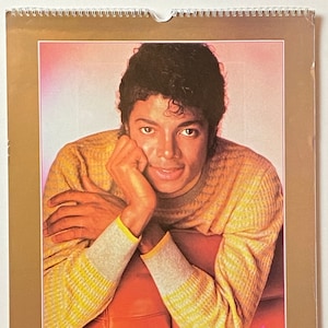 Michael Jackson 1985 Vintage Calendar