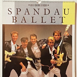 Spandau Ballett 1985 Vintage Kalender