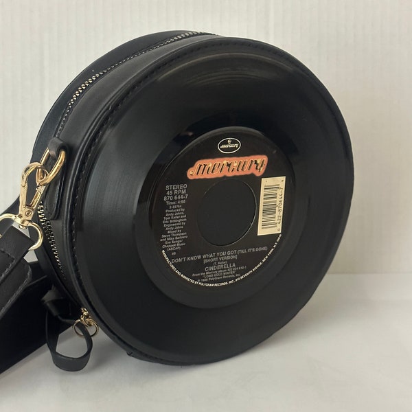 Cinderella "Don't Know What You Got (Till It's Gone)" 45 Record Purse