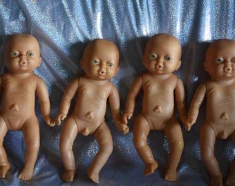 Vintage baby dolls - Emson - anatomically correct