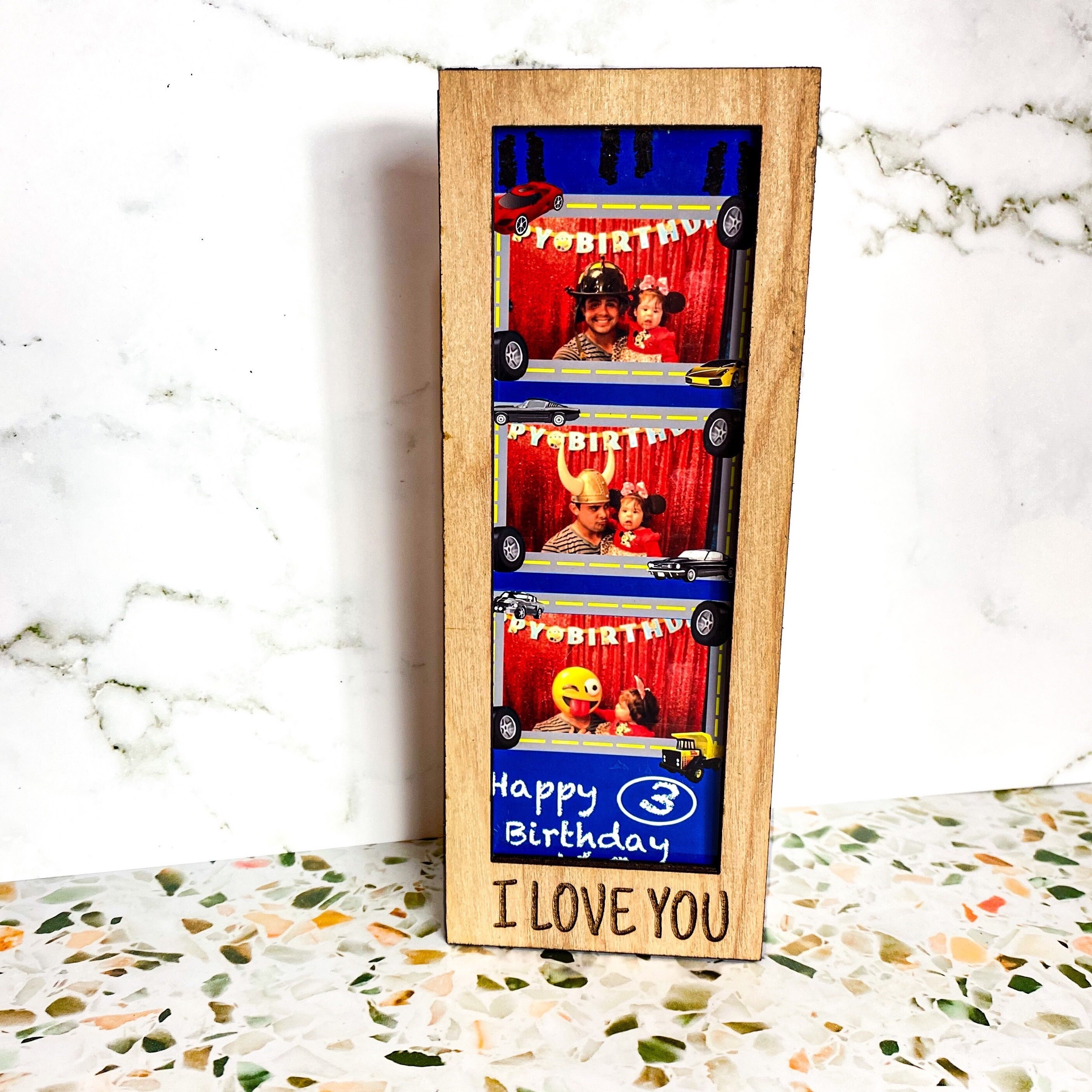 Photo Strip Frame I Wood Frame I Photo Booth Strip Frame Etsy