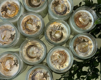 Cashmere Moon Candle, Full Moon Intentions, Full moon ritual, Non toxic