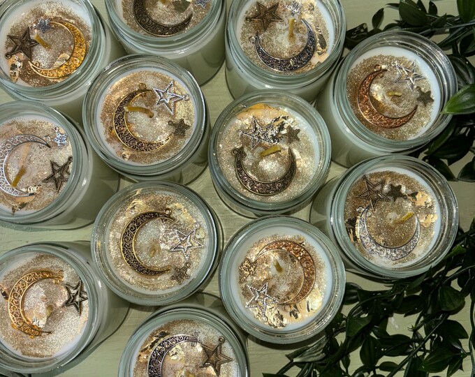 Cashmere Moon Candle, Full Moon Intentions, Full moon ritual, Non toxic