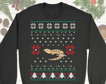 Blue tongued Skink Christmas Sweatshirt Hoodie. Blue tongued Skink Christmas Gift. Reptiles Ugly Christmas Sweater. Etsy
