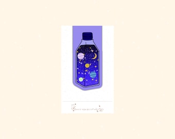 Space Milk Magnetic Bookmark, Planets and Stars