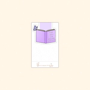 Open book magnetic bookmark