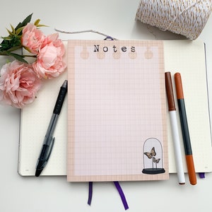 A5 dark academia notepad