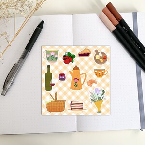 Picnic sticker sheet