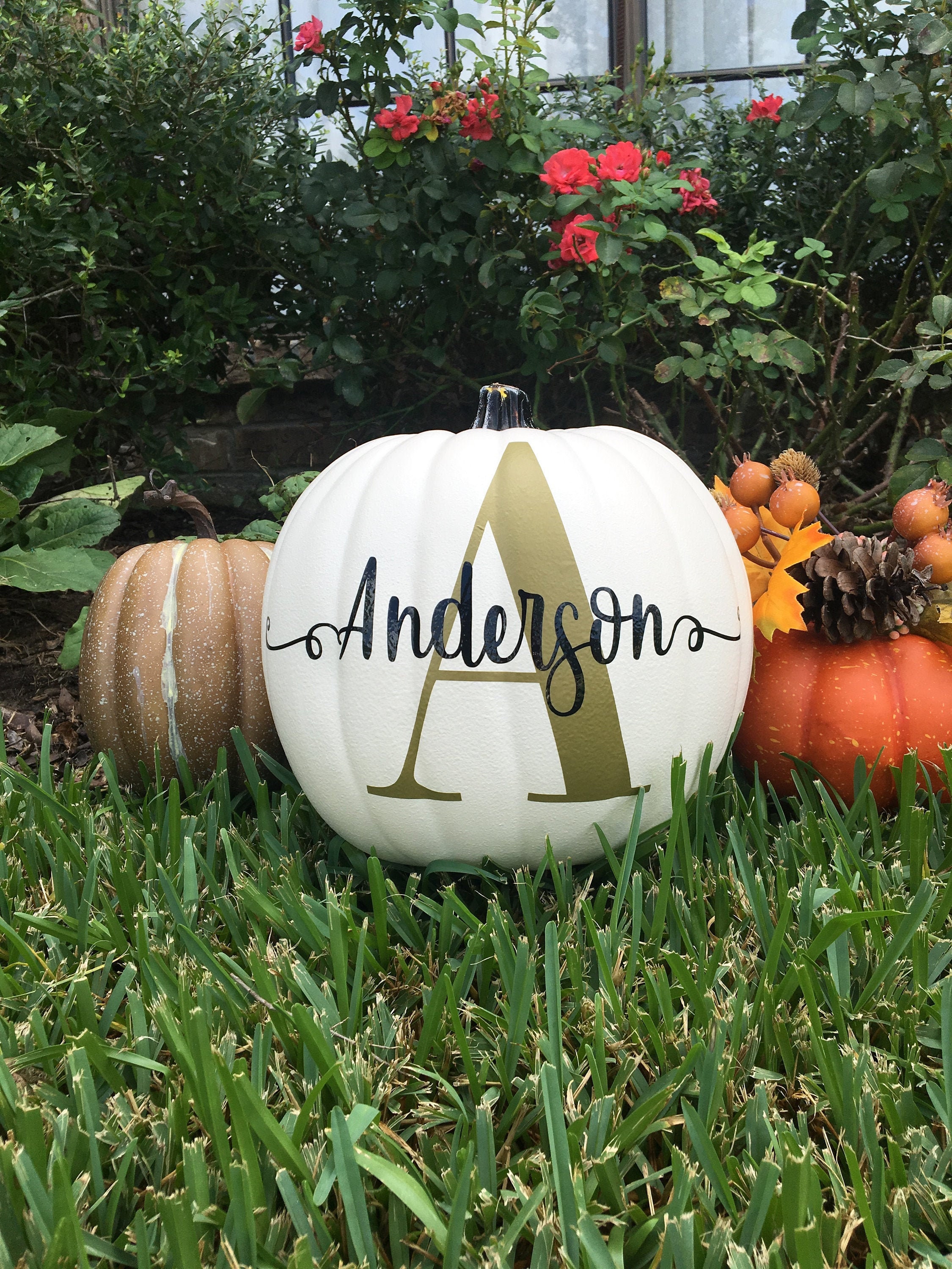 Personalized Pumpkin With Monogram Family Last Name For Fall Etsy personalized-pumpkin-with-monogram-family-last-name-for-fall-etsy