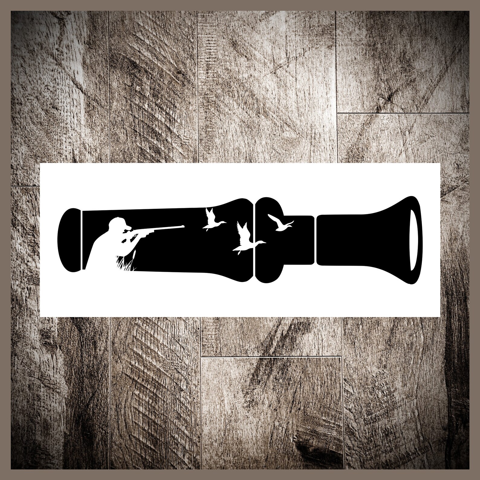 Duck Call Hunting Decal Etsy