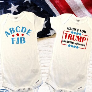 Babies for Trump Bodysuit: Conservative Republican Baby Clothing