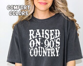 90's Country Music Comfort Colors T-shirt: Western Graphic Tee
