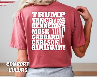 Save America 2024 Shirt: Trump, Vance, Kennedy - Comfort Colors Tee
