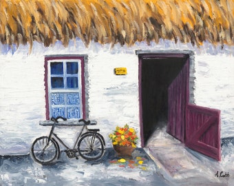 Irish Thatched Cottage - Galway, Ireland