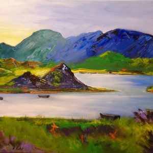 Killarney Lakes - Original Oil on Canvas