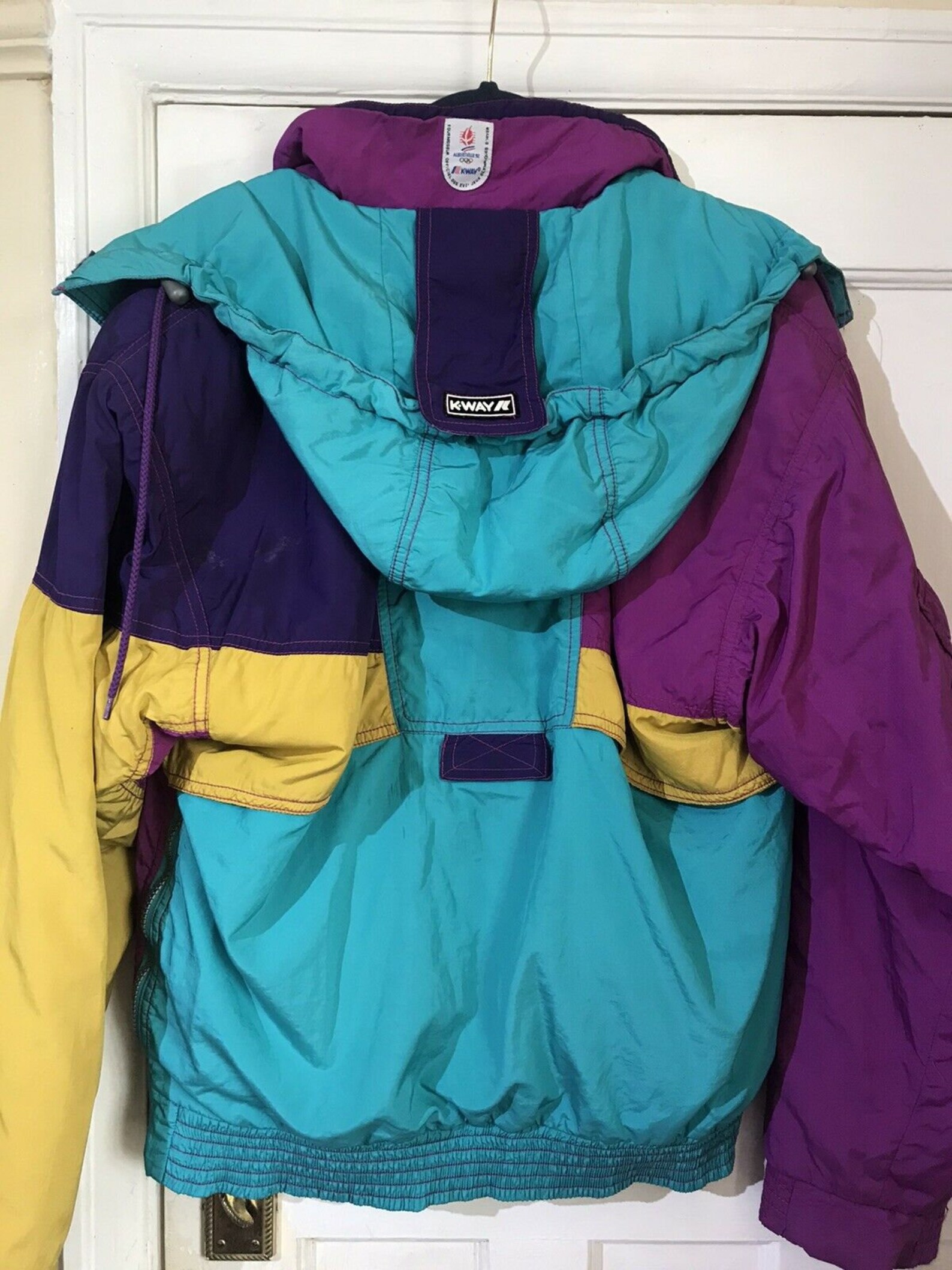 Vintage 92 Albertville Winter Olympics K-Way 90s Ski Jacket | Etsy