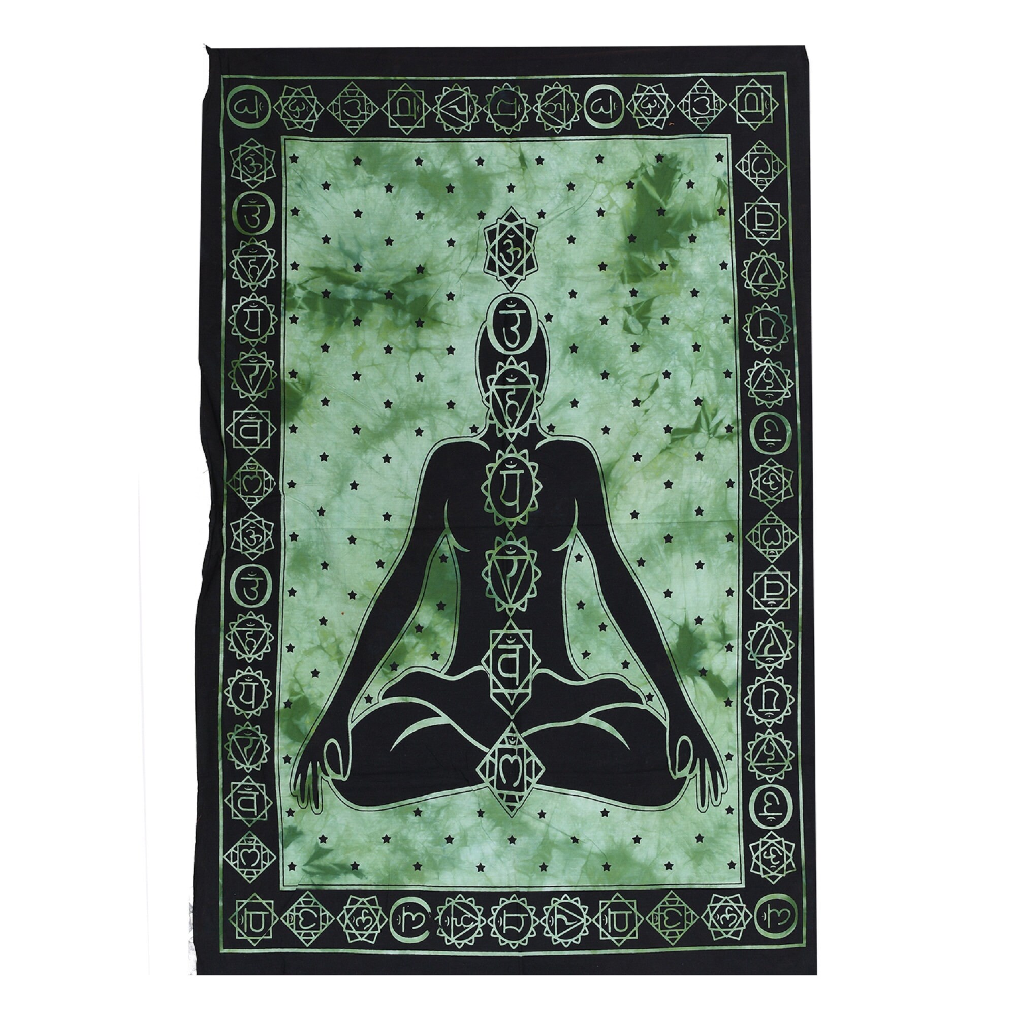 Tapestry meditation tapestry indian cotton wall hanging poster Etsy