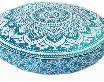 round mandala pillow