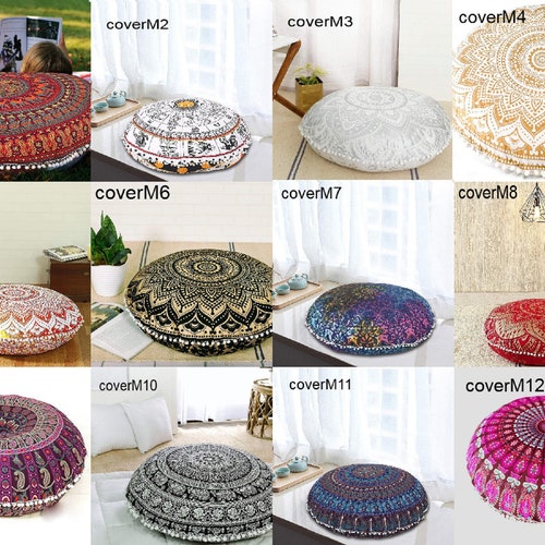 Round Floor Cushion 32 Seat Pad Pillow Inserts Etsy UK
