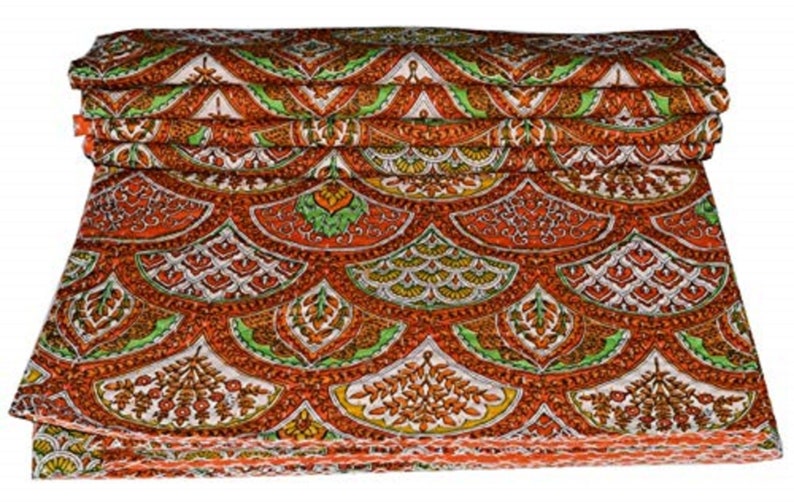 Bedspread Floral Ralli Gudari Quilt QueenTwin Size Kantha Quilt Kantha Blanket Kantha Gudri Kantha Quilt Gudri Comforter Quilt Gudari