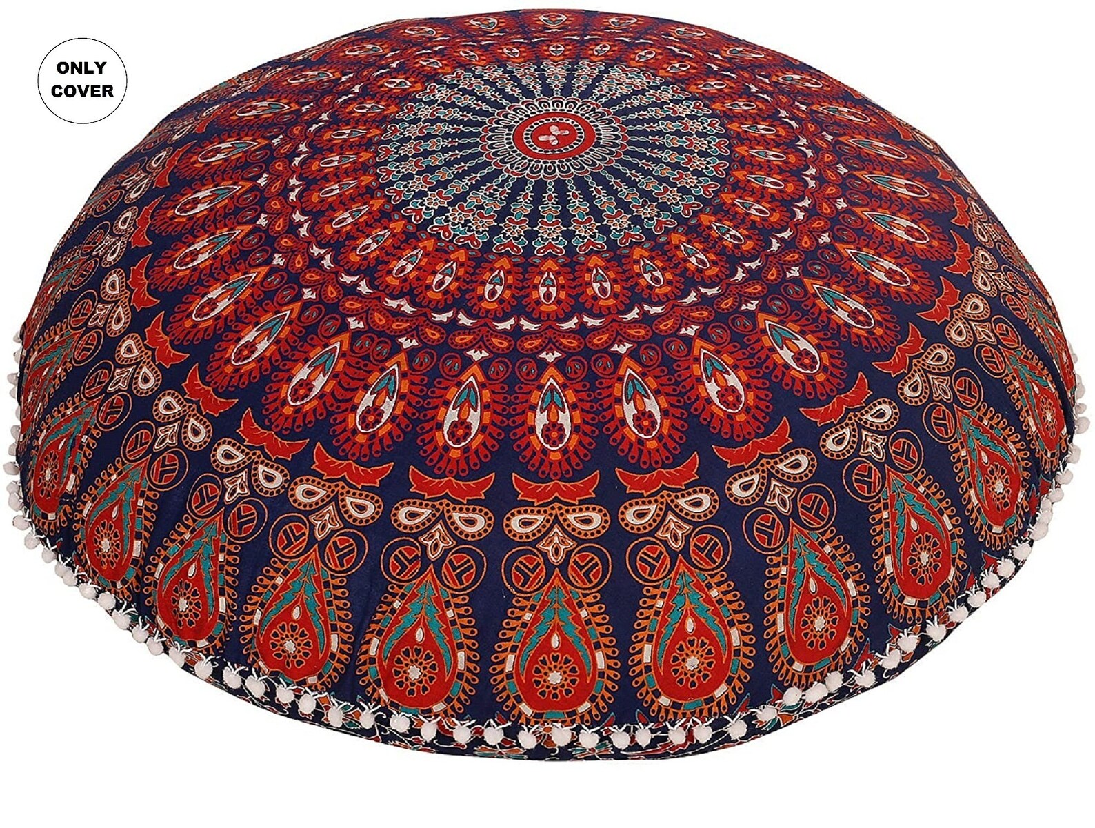 Indian Large Floor Cushion Cover Floor Pillow Cover Dorm Etsy UK