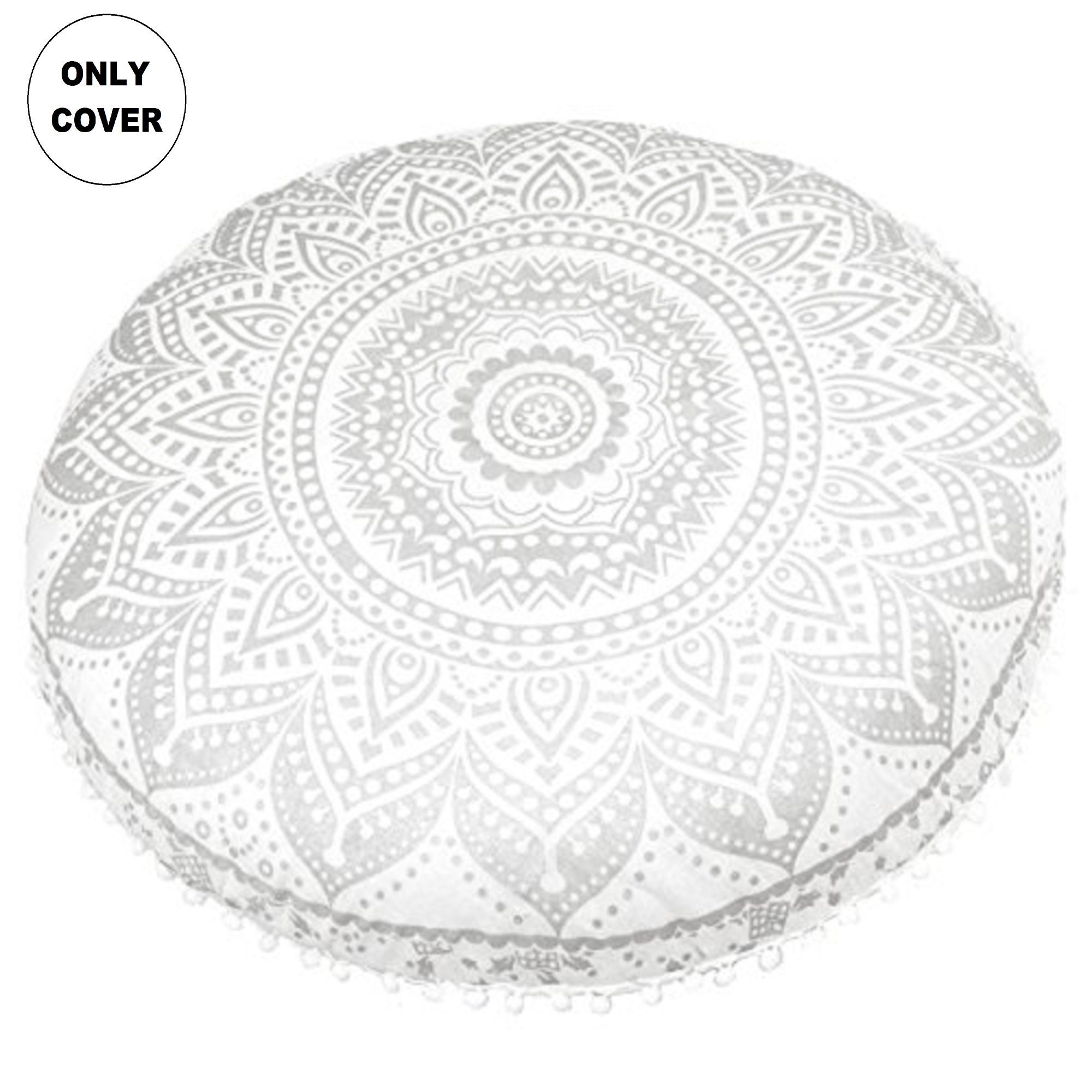 Indian Large Floor Cushion Cover Floor Pillow Cover Dorm Etsy UK