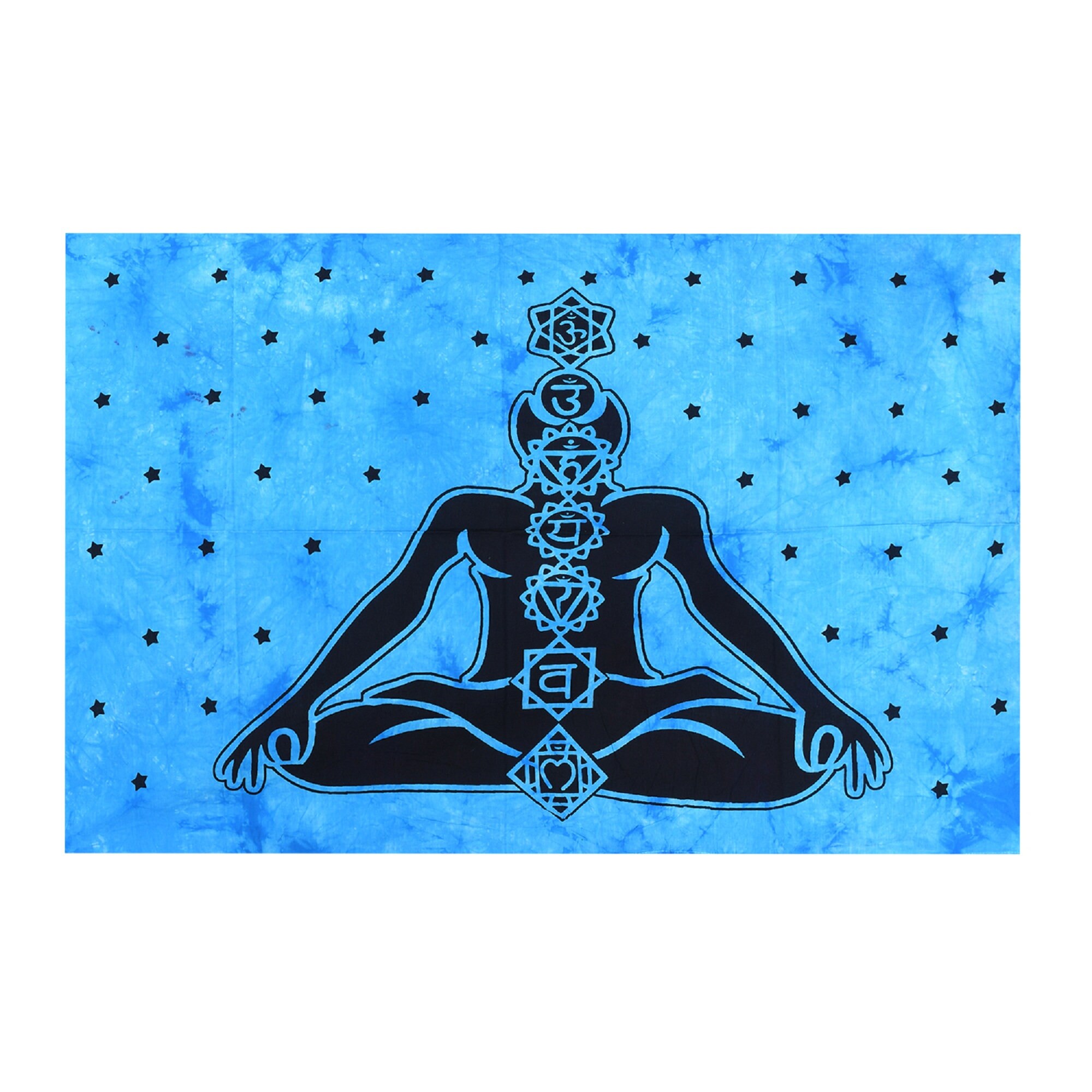 Tapestry meditation tapestry indian cotton wall hanging poster Etsy