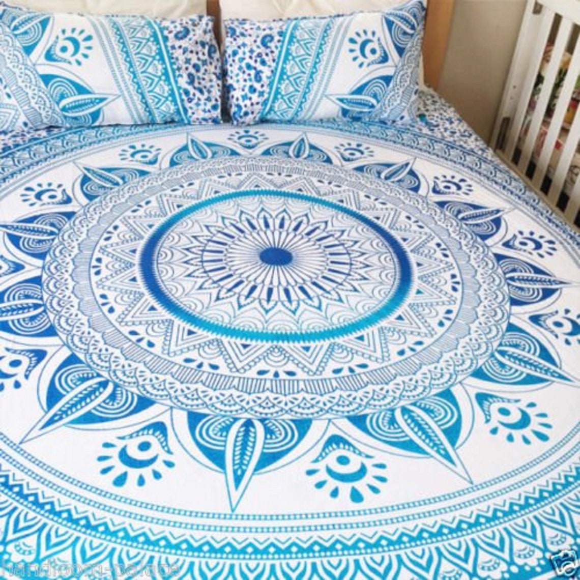 Mandala Indian Twin/queen Size Tapestries Wall Hanging Etsy