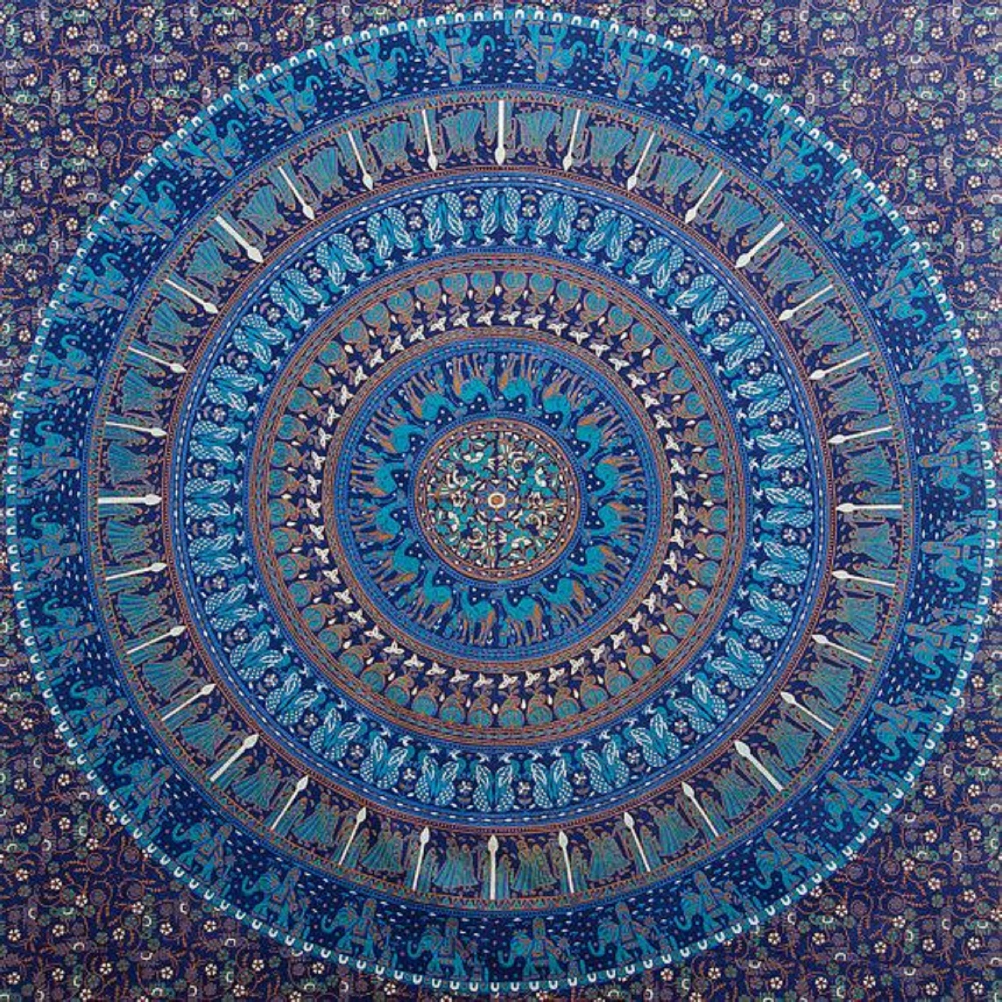 Indian Mandala Spiritual Wall Hangings Tapestry Wall Art Etsy
