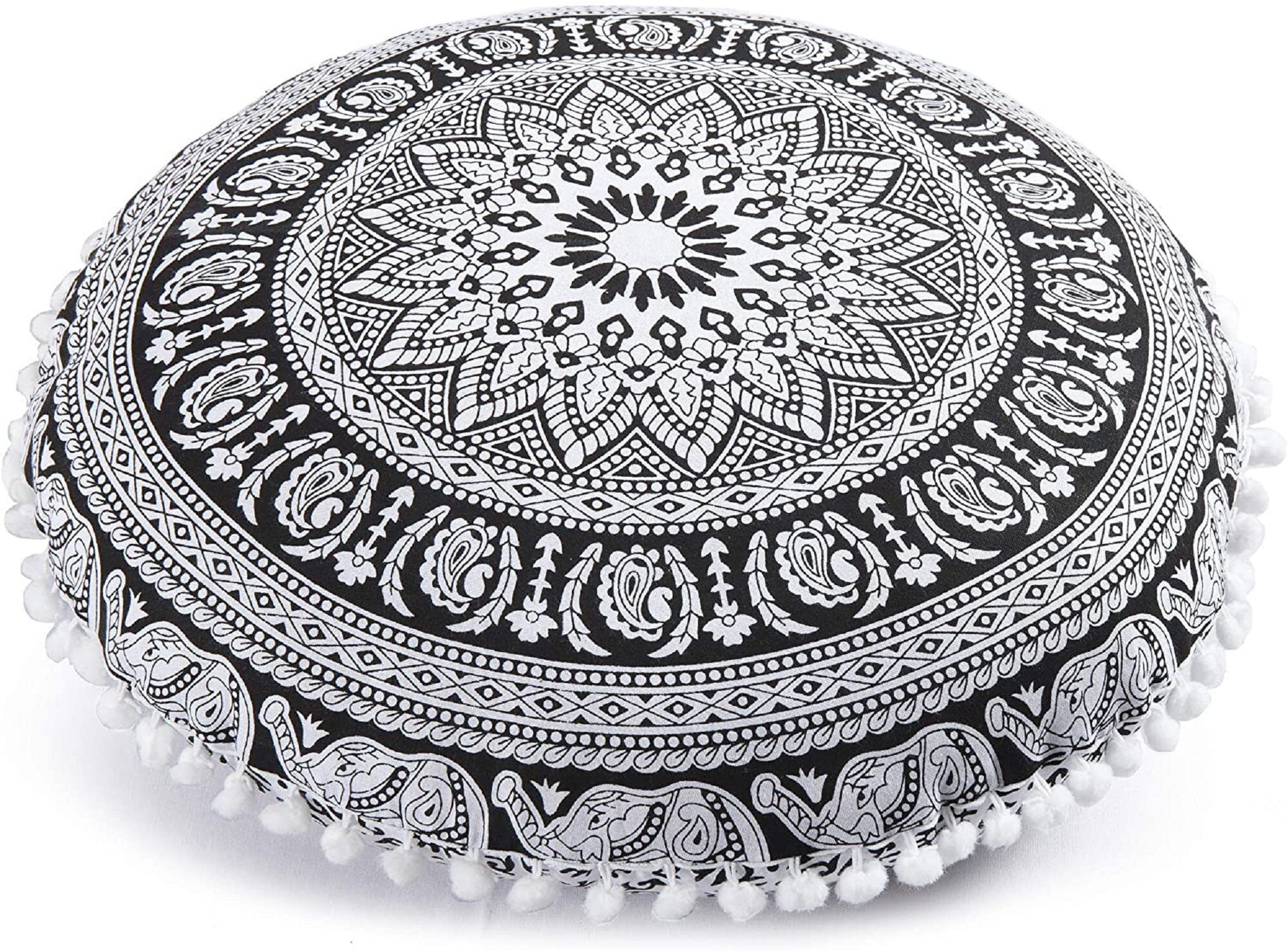 Large round floor cushion home decorative cushion pillow etsy