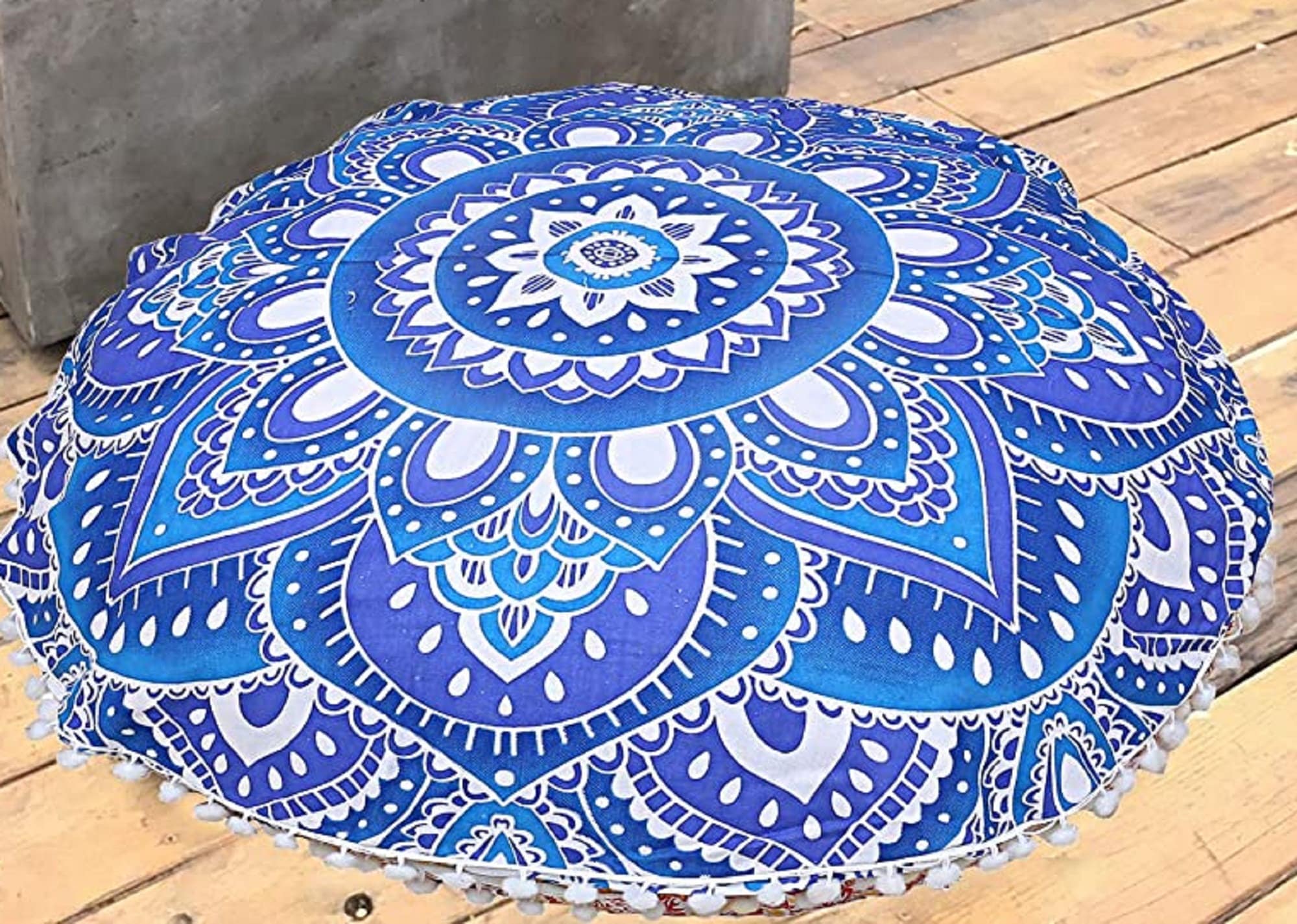 Large round floor cushion home decorative cushion pillow etsy