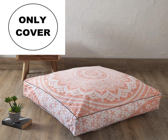 Floor Pillow BOHEMIAN Decorative Cushion Cover Indian Hippie Floor