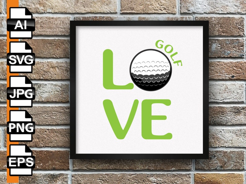 Download Golf SVG Cut Files for Cricut Instant Download Clipart ...