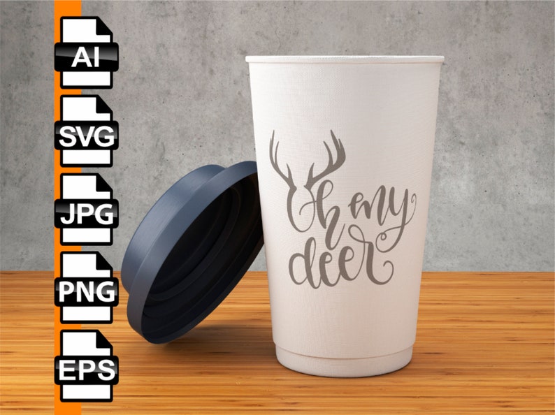 Download Oh my deer svg files for cricut Deer ornaments svg clipart ai | Etsy