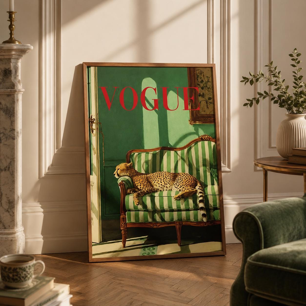 Vintage Vogue Poster - Etsy Canada