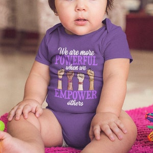 Feminist Shirt Feminism T Shirt Baby Girl Power Tee Kids Shower Birthday Gift Toddler Infant Bodysuit Boys Love To Respect Girls Quote