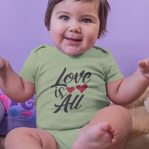 Feminist Shirt Feminism T Shirt Baby Girl Power Tee Kids Shower Birthday Gift Toddler Infant Bodysuit - Love is All Equality Social Justice