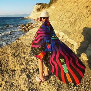 Tapiz Estampado Mandala Árbol de la Vida - Pareo Playa - Flormoda