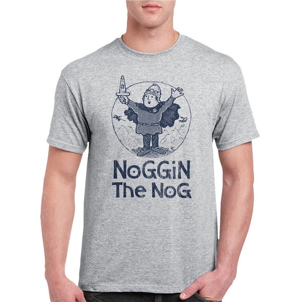 Noggin the Nog T-Shirt 70s TV King of the Northmen Viking-age Birthday Gift