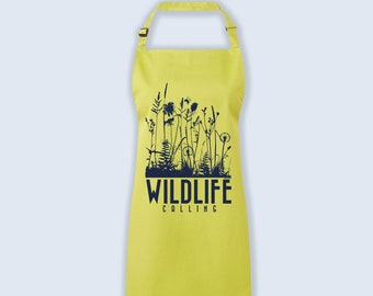 Wildlife Calling Printed Apron Birthday Gift