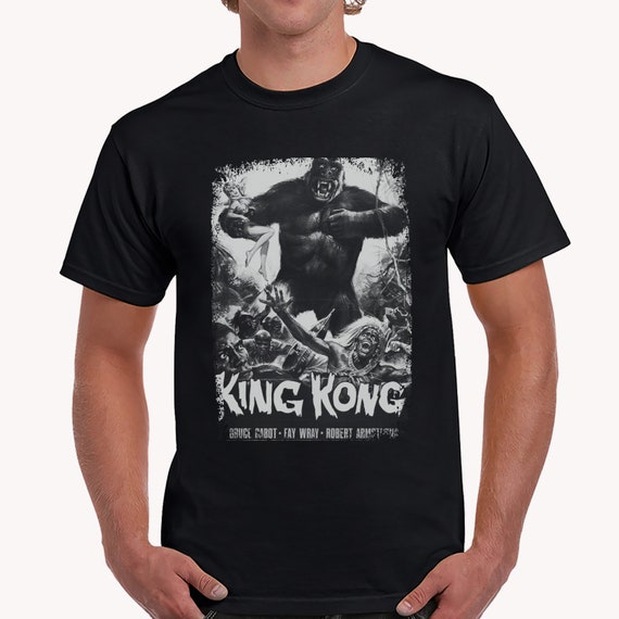 King Kong Movie Poster T-shirt (1933) Birthday Gift - Etsy