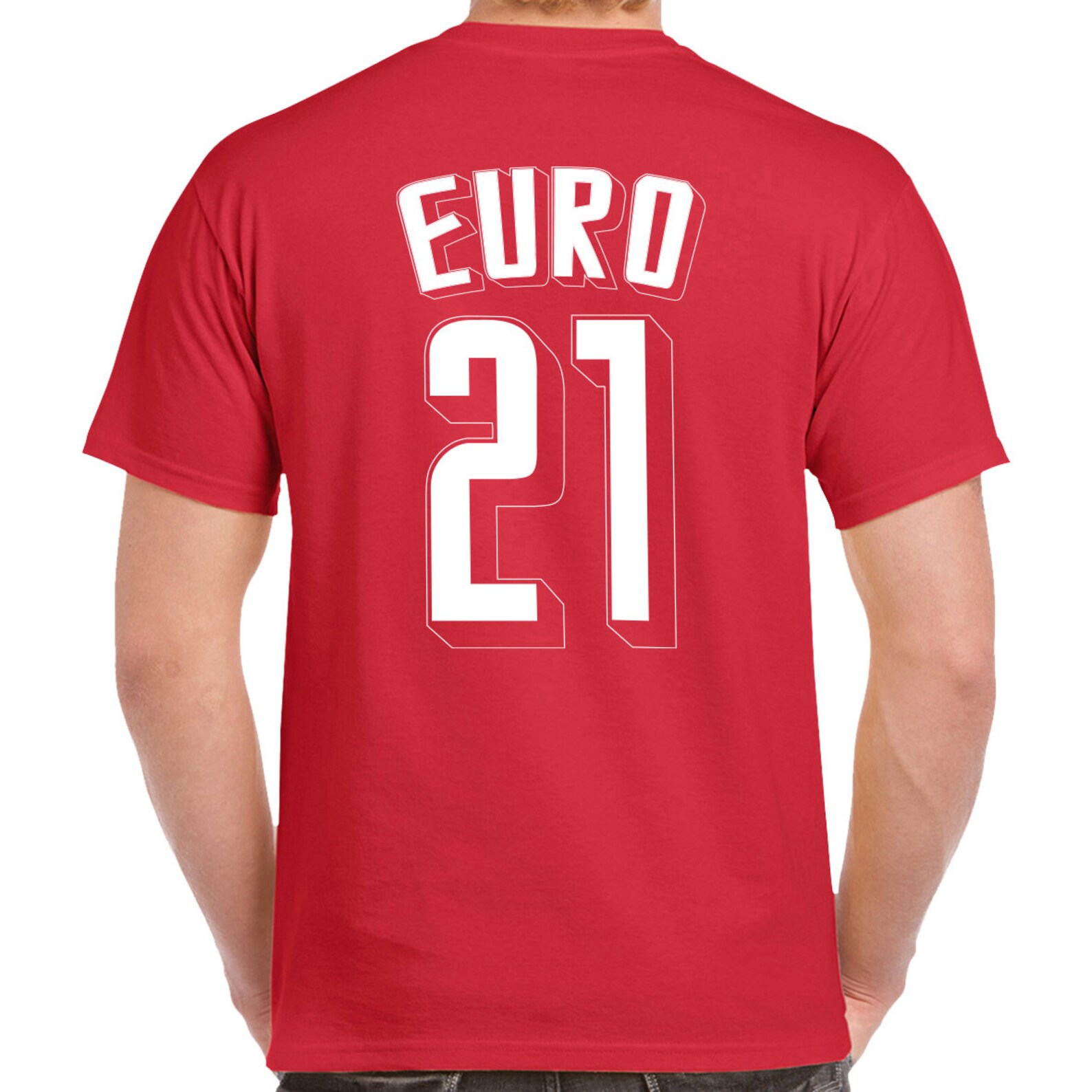 england euro 21 football shirt