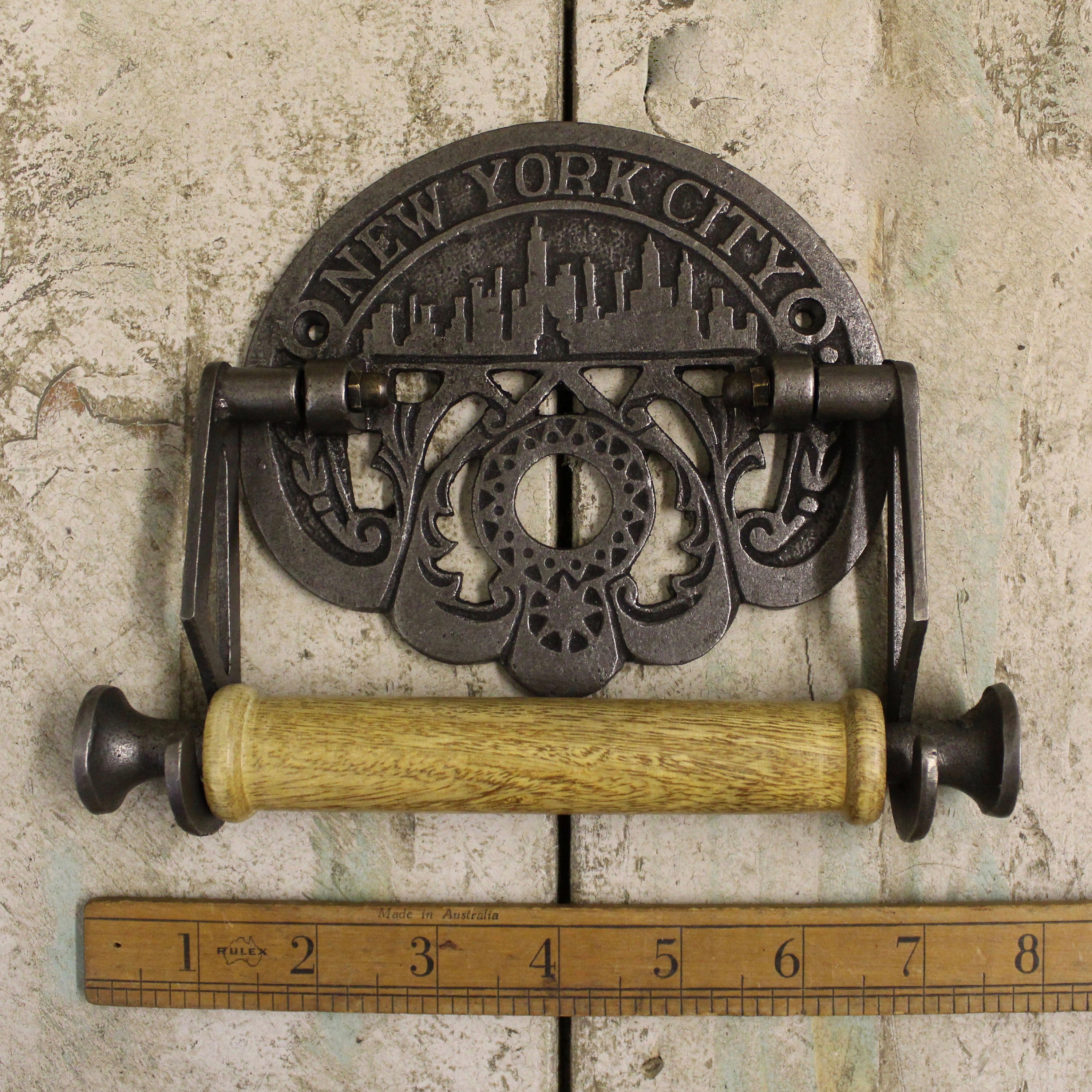 Classic Vintage Toilet Roll Holder New York City Antique Iron - Etsy UK