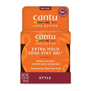 Cantu Grow Strong Strengthening Treatment 6 Oz & Extra Hold Edge Stay Gel 2.25 Oz image 5