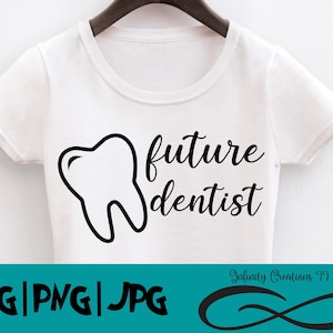 Future Dentist svg, Dentist SVG, Dental Student SVG, SVG, Png, Jpg, Cricut, Silhouette, digital file