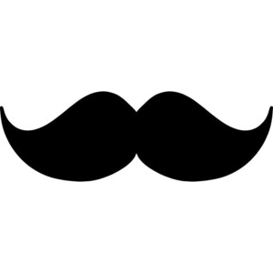 Schnurrbart - SVG, PNG, JPG - Cricut & Silhouette digitale Datei Instant Download Papa Gentleman